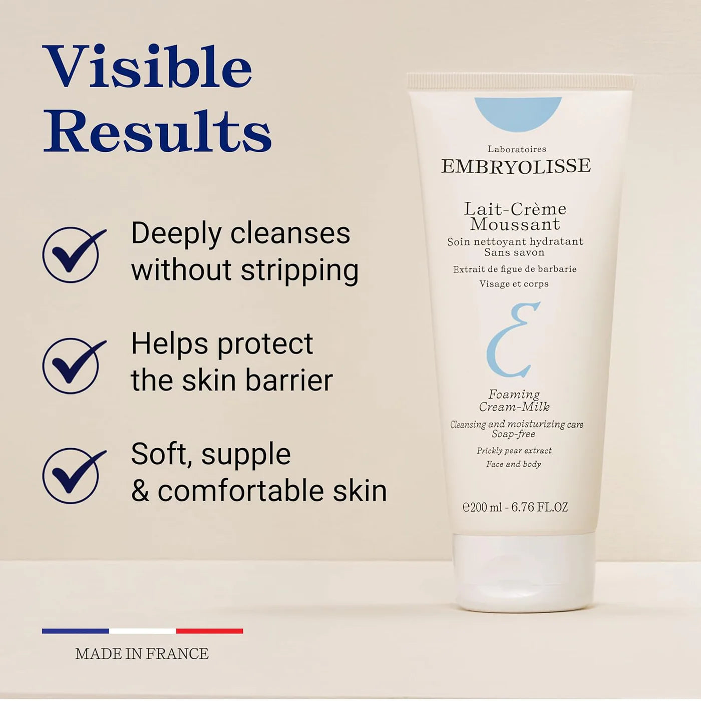Foaming Cream Milk - Face and Body Cleanser